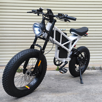 Vélo de montagne électrique 1000W, batterie amovible 48V, roue de 20 pouces, pneu large, VTT, vélo électrique tout-terrain