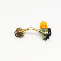 Dispositif de gonflage manuel à raccordement direct pour cartouche de gaz longue durée, compatible avec les valves russes, allemandes et d'Europe de l'Est