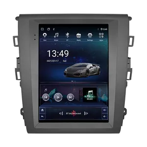 कार एंड्रॉयड फोर्ड Mondeo 2013-2018 साल के लिए 12 रेडियो प्लेयर मल्टीमीडिया वीडियो जीपीएस नेविगेशन के लिए टेस्ला शैली खड़ी स्क्रीन