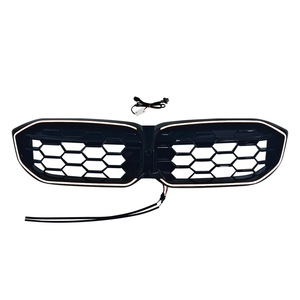 Calandre LED lumineuse BMW G20, maille hexagonale, pare-chocs avant, édition Météore Série 3 2023-2025, matériau ABS - Product Image 5
