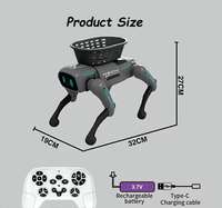 Chien robot intelligent AI, programmation, télécommande, jouet robot chien intelligent, jouet interactif pour enfants, programmation intelligente, jouet RC intelligent