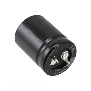 Condensador Original de 47 uF LGR2W470MELZ30, Aluminio, 47UF, 20%, 450V, Tipo SNAP TH, de Orificio Pasante - Product Image 1