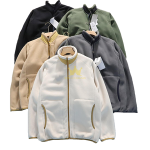 Veste polaire <span class=keywords><strong>double</strong></span> face épaisse pour homme, coupe-vent, chaude, pour l'extérieur - Product Image 1