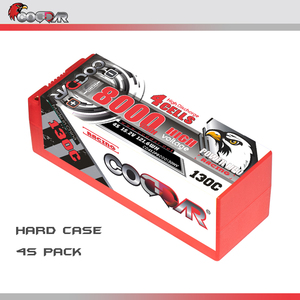 CODDAR 4S 8000MAH HV 15.2V 130C 260C 5mm mermi sert çanta RC LiPo pil için 1/8 1/10 RC araba tekne - Product Image 5