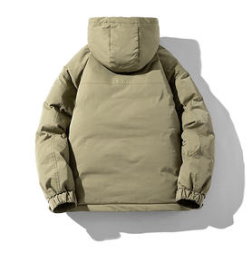 LAYENNE Veste d'hiver unisexe épaisse à capuche imperméable et ample pour hommes et femmes - Product Image 3