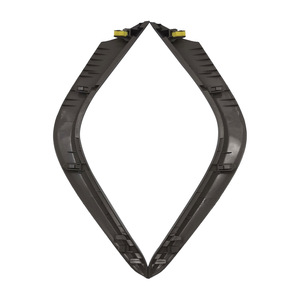 Sirui Dash <b>Frame</b> For Toyota Corolla 2009-2013 Silver <b>Plastic</b> Polished Finish Center Console Trim Strip - Product Image 4