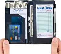 170*88mm restaurants serveur de commande de nourriture bloc-notes invité chèque livre serveuse bloc-notes