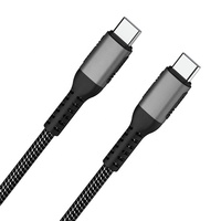 Câbles USB Charge rapide Type C à C Câble de données Chargeur 100W Câble tressé filaire pour téléphone portable