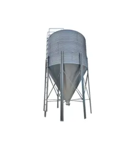 Rakitan baut galvanis panas silo penyimpanan pakan jagung gandum ayam HD1800-2