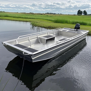 Vente en gros de luxe 16ft 10ft Jon Boat Square River Lake Bass Pêche à <span class=keywords><strong>fond</strong></span> <span class=keywords><strong>plat</strong></span> pleine soudure 14ft Aluminium Jon Boat à vendre - Product Image 5