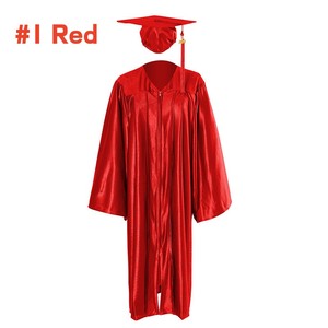 Venta al por mayor <span class=keywords><strong>de</strong></span> gorro y vestido <span class=keywords><strong>de</strong></span> graduado <span class=keywords><strong>de</strong></span> satén unisex con conjunto <span class=keywords><strong>de</strong></span> borlas traje <span class=keywords><strong>de</strong></span> graduación <span class=keywords><strong>de</strong></span> la Universidad <span class=keywords><strong>de</strong></span> la escuela secundaria - Product Image 4