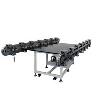 Automatisch compact verticaal circulair geleiderailsysteem met servomotor voor ruimtebesparende verpakkings- en assemblagelijnen - Product Image 1