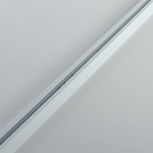 Rail de rideau ultra-fin en forme de V dissimulé à haute capacité de charge personnalisable Rail de rideau simple/<span class=keywords><strong>double</strong></span> robuste - Product Image 6