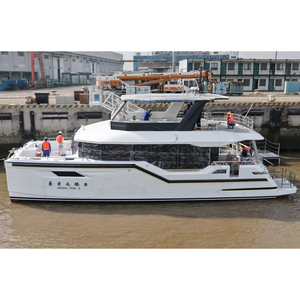 Catamarán <span class=keywords><strong>de</strong></span> <span class=keywords><strong>Lujo</strong></span>, Barco Comercial <span class=keywords><strong>de</strong></span> 55 pies, Yate a Motor para 12 Pasajeros, para Fiestas y Ocio Acuático - Product Image 6