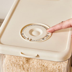 10kg Rice Container Dispenser Modern Rice Storage Boxes Kitchen Automatic Rice and Cereal Dispenser