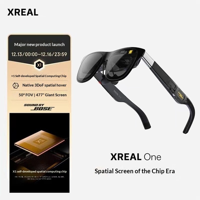 XREAL One All-New Smart AR Glasses with AR3DoF Hovering Non-Translated Lenses
