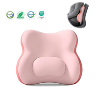 Coussin de soutien lombaire ergonomique en mousse à mémoire de forme avec design en forme de papillon tricoté respirant pour soulager les douleurs dorsales, chaise, siège de voiture