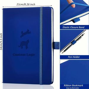 Cuaderno A5 Promocional al por Mayor con Impresión Personalizada, Cubierta de Cuero PU de Color, 100 Hojas, Logotipo Personalizado y Marca de Empresa - Product Image 4