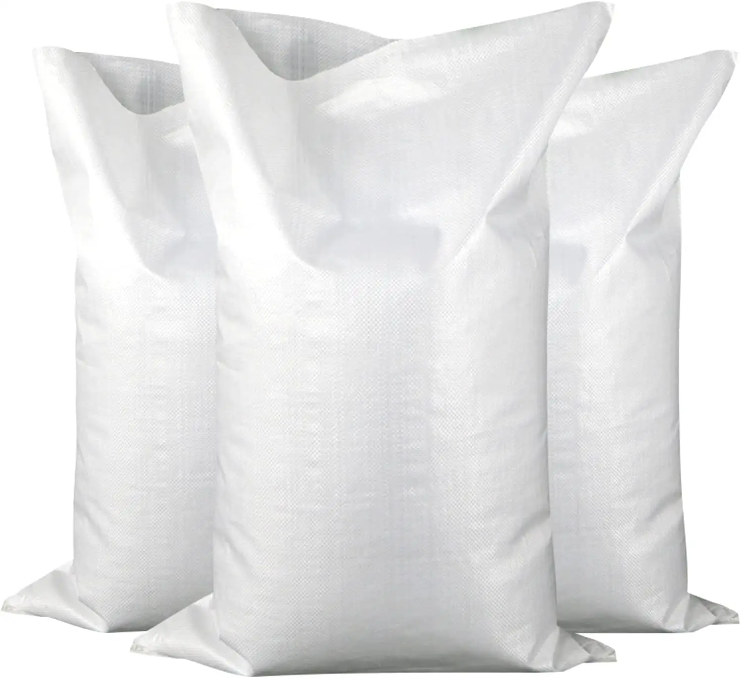 스팟 도매 폴리 프로필렌 짠 가방 제조 업체 흰색 100% 25kg 50kg 플라스틱 포장 가방