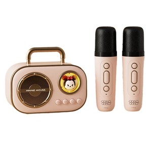 Altavoz de Karaoke Portátil Disney Minnie Mouse de 8 Pulgadas con Micrófono para Uso en Interiores y Exteriores - Product Image 1