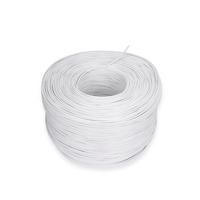Kabel Data USB 4 Inti Putih 28AWG dengan Selubung Kawat