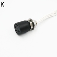 Connecteur sous-marin Subconn Micro Circulaire Femelle Bulkhead Mâle Inline MCBH21F MCIL21M pour câble humide enfichable ROV