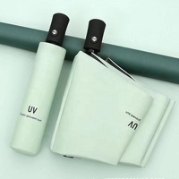 Parapluie droit portable à 8 os grand design compact anti-UV coupe-vent classique contrôle du soleil pour une utilisation en extérieur événements promotionnels