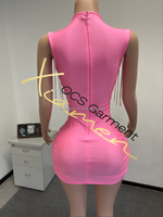 Ocstrade Robe de soirée glamour avec strass coloré et diamants pour femme Robe de soirée Robe de soirée pour femme Miss Robes de nuit universelles