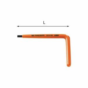 Llave hexagonal USAG para tornillos de cabeza cilíndrica 1000 V 099 E - Product Image 3