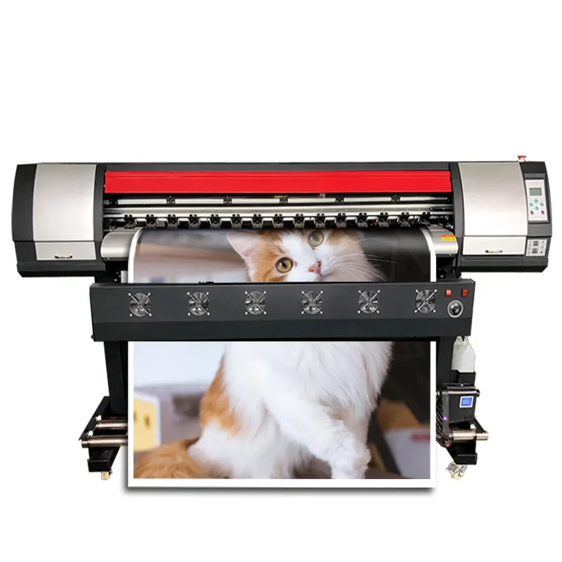 5 6 10 Fuß Eco Solvent Großformat drucker I3200 Aufkleber Vinyl Flex Banner Druckmaschine Eco Solvent Printer Xp600