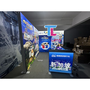 Portable 4ft Durable Aluminum Table Display Foldable Illuminated SEG LED Backlit Counter Event Expo Trade Show <b>Advertising</b> - Product Image 3