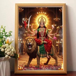 <span class=keywords><strong>Peinture</strong></span> <span class=keywords><strong>d</strong></span>écorative Thangka, Ganesh, tête <span class=keywords><strong>d</strong></span>'éléphant, dieu, <span class=keywords><strong>peinture</strong></span> suspendue sur toile, cadre en alliage <span class=keywords><strong>d</strong></span>'aluminium, utilisation en intérieur, dieu éléphant thaïlandais - Product Image 6