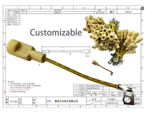 Jiuwei Otomotiv Redresör Köprü Kablo Demeti Kalaylı Bakır İletkenler PE/PVC İzolasyon Özel Uzunluk (19x6x3cm) 600V Anma Gerilimi - Product Image 3