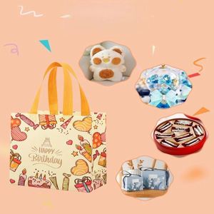 Sac fourre-tout imprimé grande capacité, écologique, pour cadeaux, emballage, sac non tissé, personnalisé, vente en gros - Product Image 5