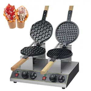 plain round mini waffle maker hot dog waffle maker with cheap price