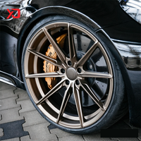 Jantes de voiture de course à profil profond forgées pour voitures particulières 5x112 5x120 5x114.3 18 19 20 21 22 23 pouces argentées pour M3 M4 M5