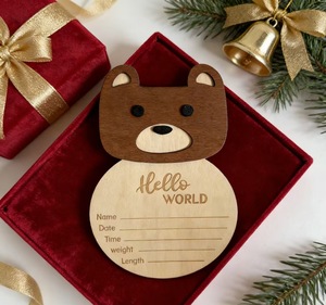 Tabla de hitos de madera para bebé, muy popular y en oferta, recuerdo del primer año para fotos y fiestas de recién nacidos - Product Image 3