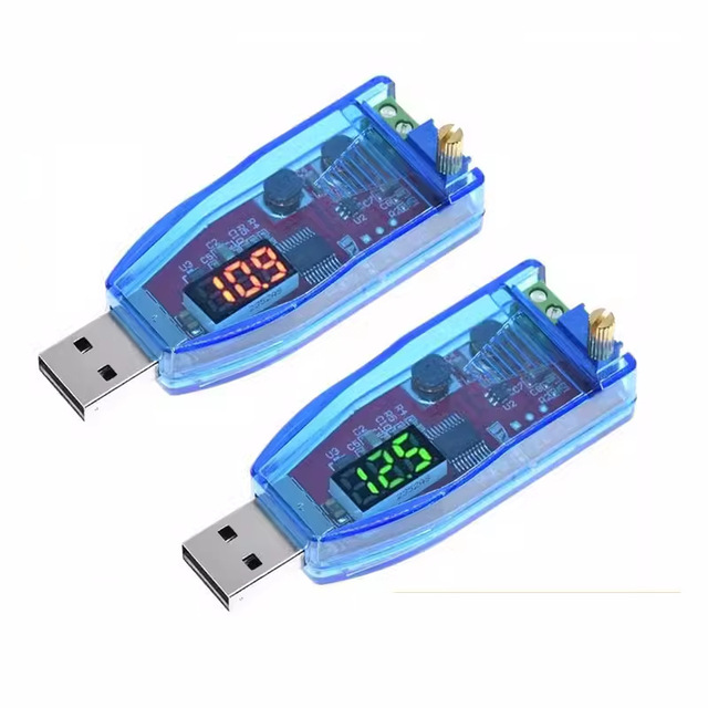 TOPCUS DC-DC Voltage Regulator Module USB Step Up/Down Buck Boost Converter Power Supply 5V to 3.3V 9V 12V 24V