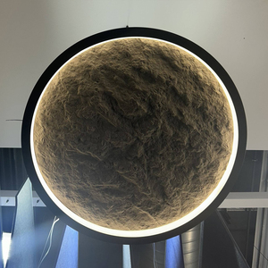 Luminaire suspendu acoustique linéaire LED circulaire moderne, absorption sonore, éclairage pour bureau et espace commercial - Product Image 4