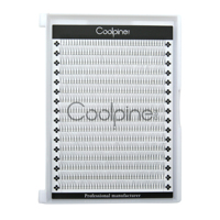 Coolpinepro Extensions de cils pré-faites et éventails préformés 3D 0.07 CC Racine longue 16 RANGS