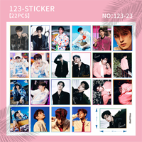 22 autocollants Kpop Idol BT, FELIX, HAN, TW, KATSEYE, STR, BABY, autocollants créatifs DIY, cadeau pour les fans