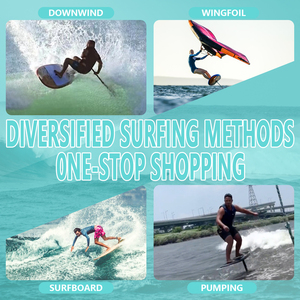 Tabla de Surf de Fibra de Carbono JFS FB02, Color Verde, Hydrofoil Wingfoil, con Capacidad de Carga de 150 kg, para Principiantes en Deportes Acuáticos y Surf - Product Image 6