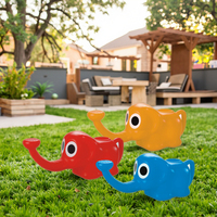 Arrosoir en plastique de 1L de forme éléphant, prix d'usine Haixing, arrosoir de jardin