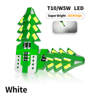 Ampoule LED TCYATO W5wT10, design en forme d'arbre, lumière de signalisation de stationnement, puce LED, éclairage supérieur, lumière de stationnement 3014 24 SMD