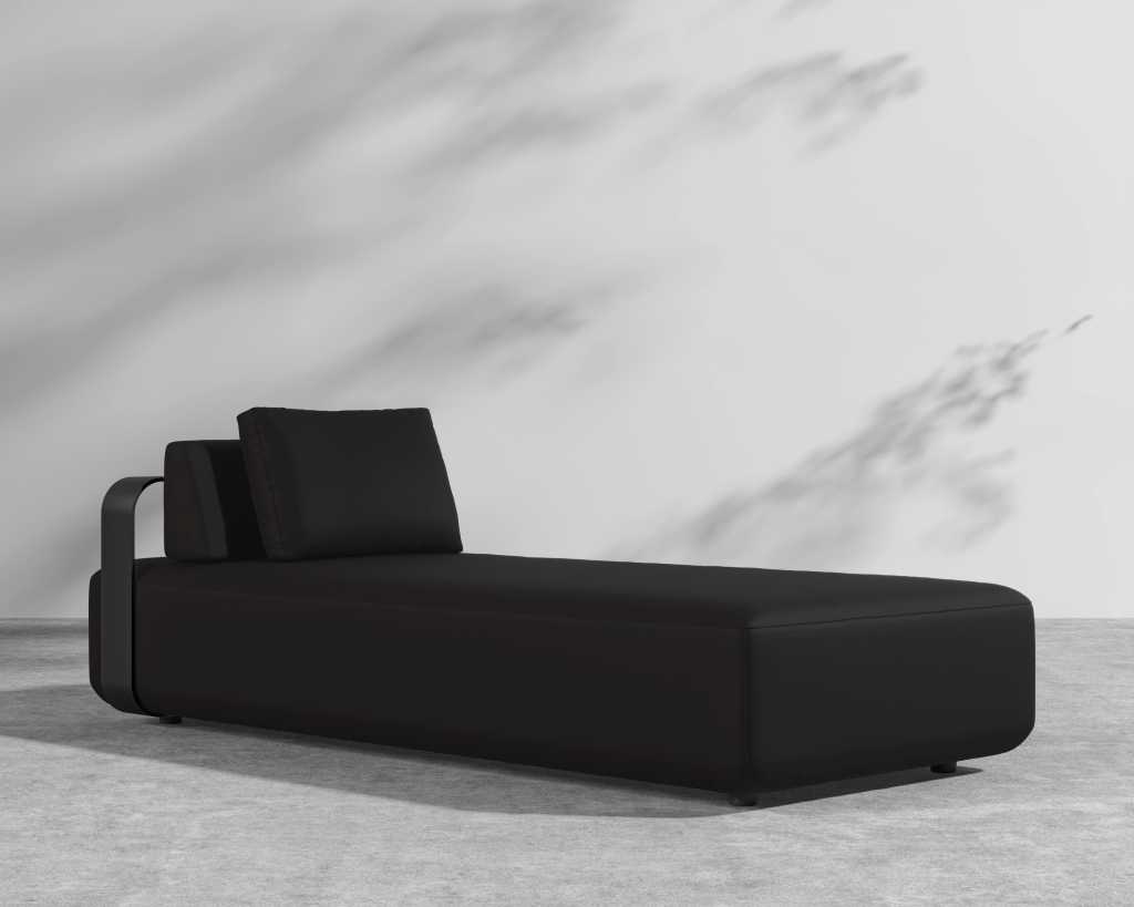 hot selling garden furniture beach chair folding bed outdoor daybed comfortable sun lounger