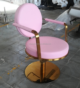 Chaise de salon de coiffure rose, mobilier à la mode, fauteuil de salon de coiffure, - Product Image 2