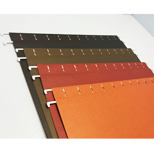 Chất Lượng Cao Thân Thiện Với Môi Tùy Chỉnh Logo Màu Xanh Lá Cây A4 Letter Size Treo Tập Tin Thư Mục 25-Pack Cho Trường Học Văn Phòng - Product Image 4