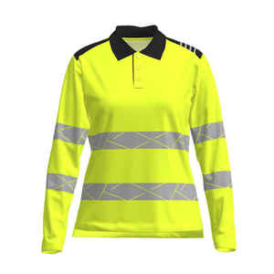 Suministro de fábrica, ropa de trabajo de seguridad altamente reflectante, camiseta OEM FR al por mayor, campo de seguridad reflectante de alta visibilidad a prueba de agua - Product Image 1
