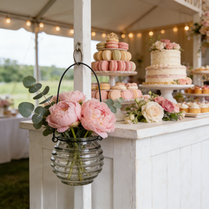 Vaso Lanterna in Vetro Moderno, Portacandele Sospeso, Vaso Decorativo <span class=keywords><strong>per</strong></span> <span class=keywords><strong>Fiori</strong></span>, <span class=keywords><strong>per</strong></span> Matrimoni all'Aperto e Decorazioni <span class=keywords><strong>da</strong></span> Giardino, Vendita all'Ingrosso - Product Image 3