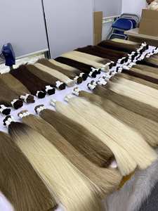 Haute Qualité Double Machine Trame Vierge Qualité Extensions De Cheveux Humains Vietnamiens Tissage De Cheveux En Vrac - Product Image 4